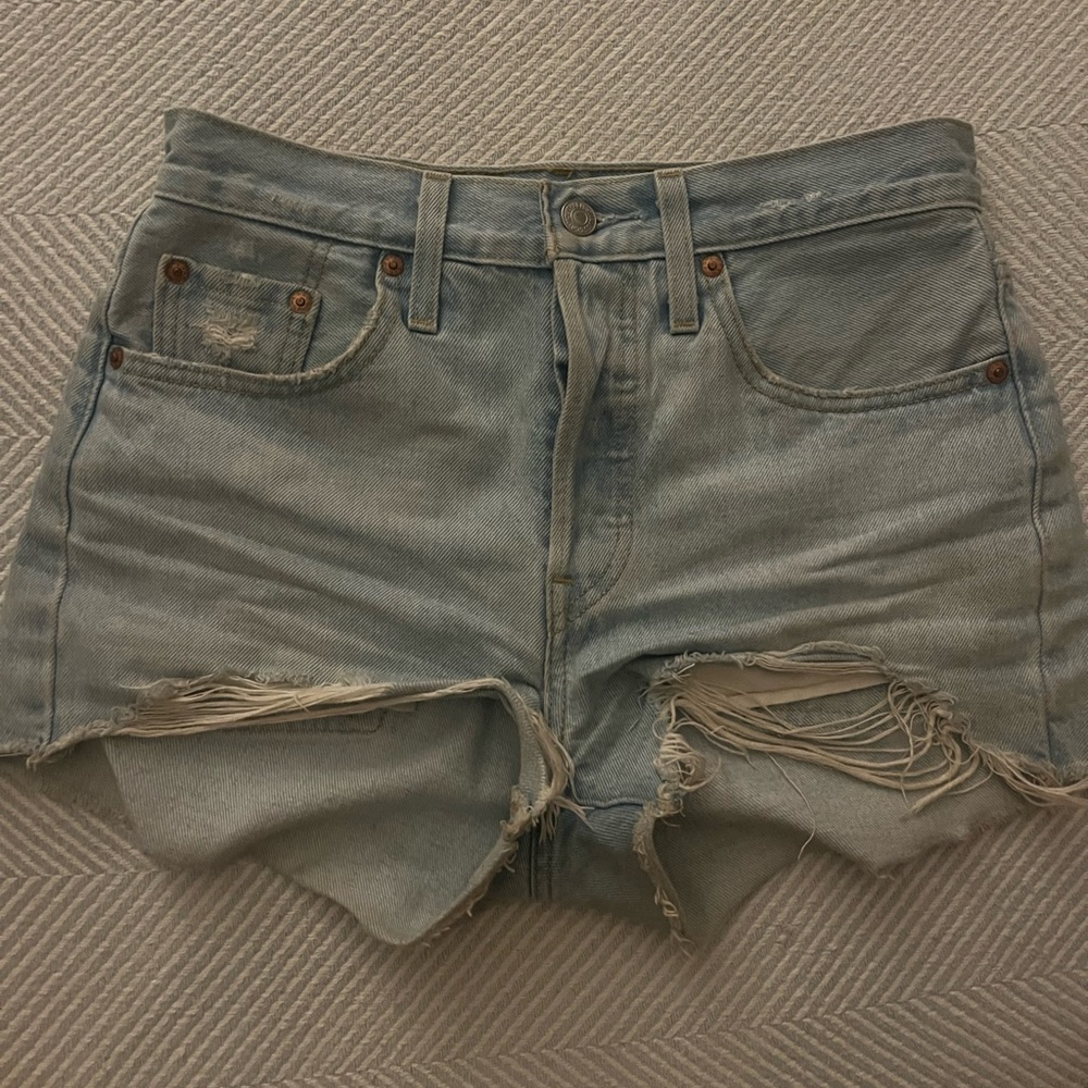 Levi's Blue Jean Shorts